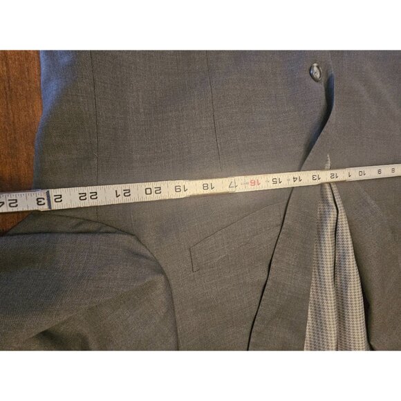 Bryan Brooks Gray Sports Coat Blazer  40R Button Close Functional Button Cuff Hi - Picture 7 of 13